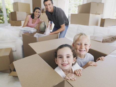 Furniture removal team preparing a local move in Hornsey