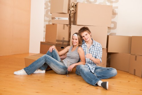 Careful handling of office equipment during a Hornsey removal
