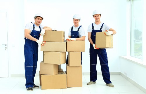 Careful handling of boxes and furniture during a Hornsey home move
