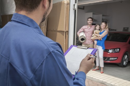 Quote calculation for a household move with cubic-yard pricing