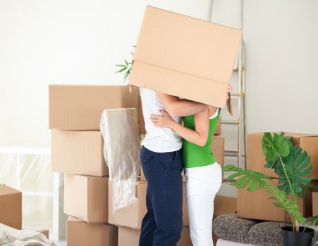 Professional piano moving equipment used for a local removal
