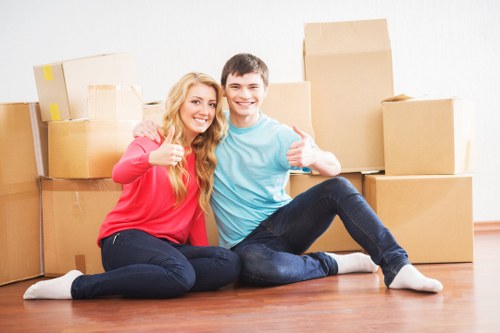 Local office move preparation for a business in Hornsey